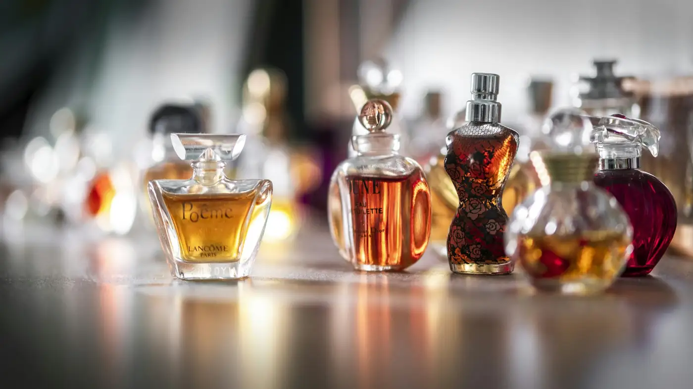 Frascos de perfume