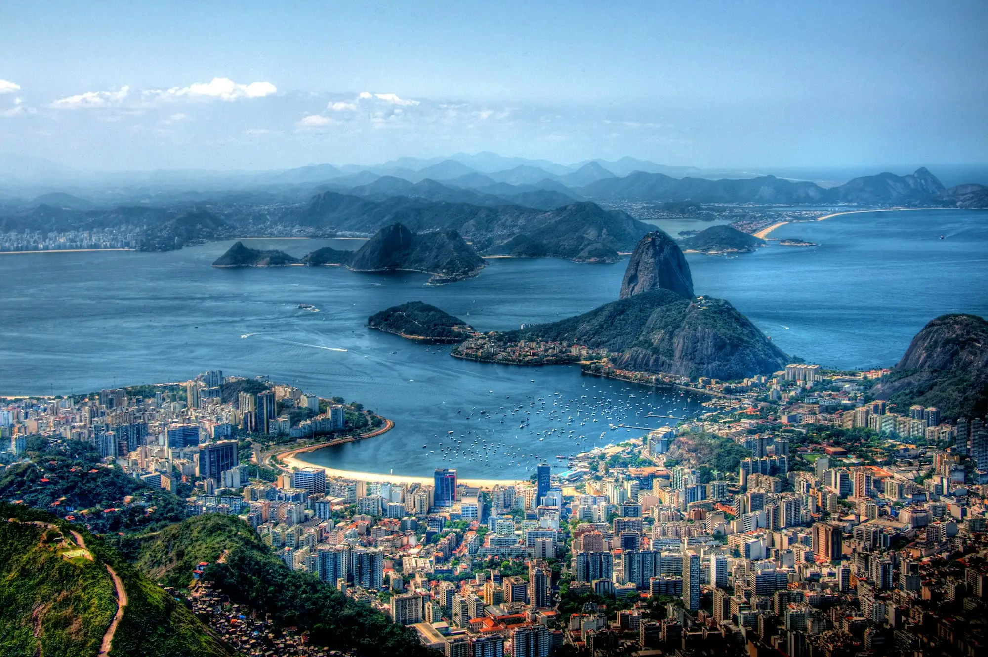 Vista aérea do Rio de Janeiro